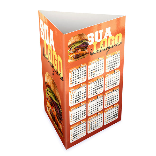 Calendários E Folhinhas 2025 Calendário De Mesa Porta Canetas Vertical Supremo 255G Sem Verniz  4X0