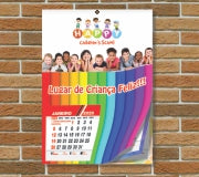 Calendários E Folhinhas 2025 Calendário De Parede Couchê 115G  Simples Com Furo Grampo E Picote 12 Páginas  4X0