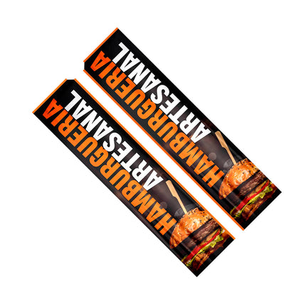 Wind Banner Bandeira Avulsa Tecido Oxford  Gg Modelo Retangular  4X4