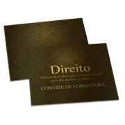 Convites Básico Gold Master 300G Sem Laminação E Sem Verniz