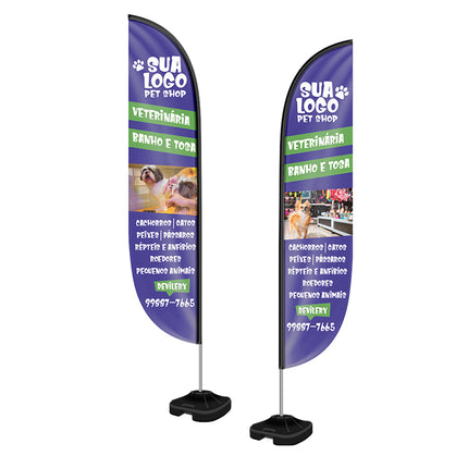 Wind Banner - Kit Completo - 3,50M (Gg)