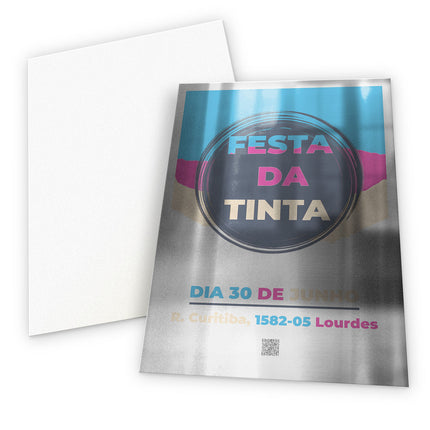 Folhas Avulsas Papeis Especiais Metalizado Frente 250G