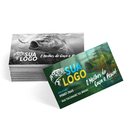 Cartões De Visita Couchê 250G Verniz Uv Total Frente