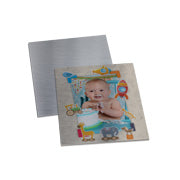 Convite Básico - Silver Lux 300G - 50X50Mm