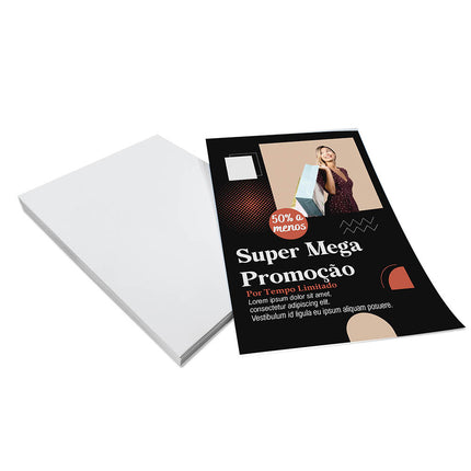 Panfletos, Flyers E Folhetos Couchê 150G Sem Verniz