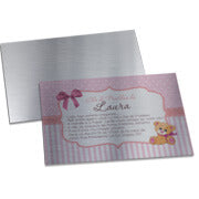 Convites Básico Silver Lux 300G Sem Laminação E Sem Verniz
