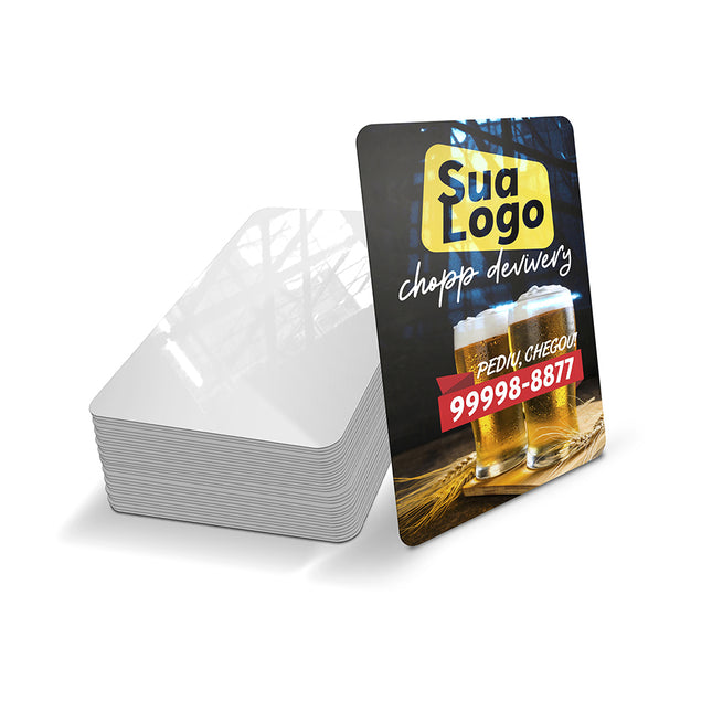 Cartões Fidelidade  Plástico Compacto 75G