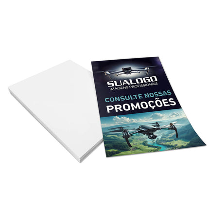 Panfletos, Flyers E Folhetos Couchê 115G Sem Verniz
