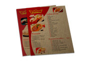Cardápios Descartáveis Kraft 250G 210X300Mm