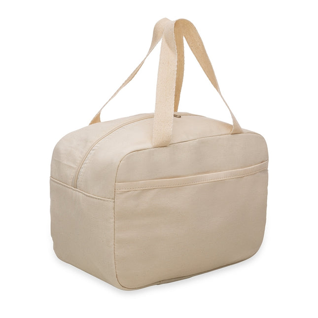 Bolsa Térmica  9 Litros Em Algodão - P@14475N-Bco