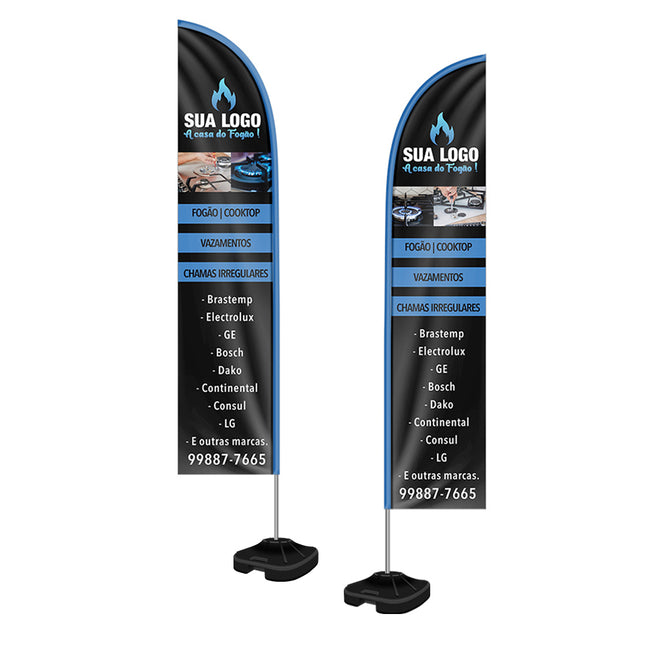 Wind Banner - Kit Completo - 3,50M (Gg)