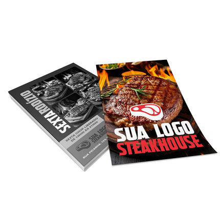 Panfletos, Flyers E Folhetos - Apergaminhado 240G