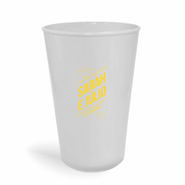 Copo Twister 600Ml  Leitoso Branco  1X0