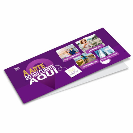 Carnês Capa De Carnê Couchê 250G Verniz Uv Total Fr