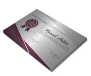 Certificados 420X300Mm Silver Lux 300G Sem Verniz  4X0