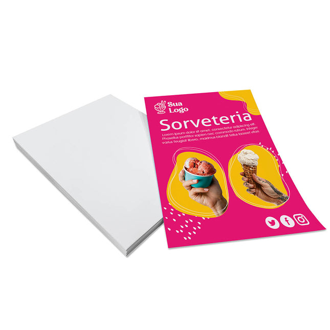 Panfletos, Flyers E Folhetos - Couchê
