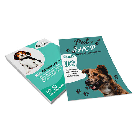 Panfletos, Flyers E Folhetos Couchê 115G Sem Verniz