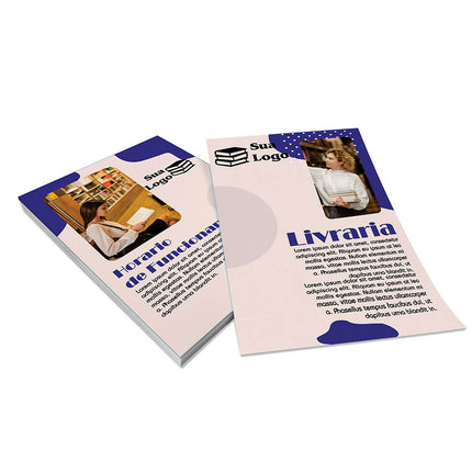 Panfletos, Flyers E Folhetos Couchê 90G Sem Verniz