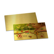 Convites Básico Gold Master 300G Sem Laminação E Sem Verniz