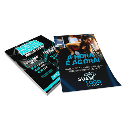 Panfletos, Flyers E Folhetos - Apergaminhado 180G