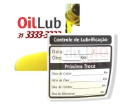 Adesivo Vinil - Transparente Troca De Oleo  120G 4X1 63 X 63