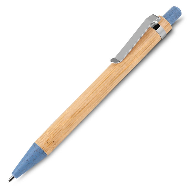 Caneta Bambu Com Estojo Papel