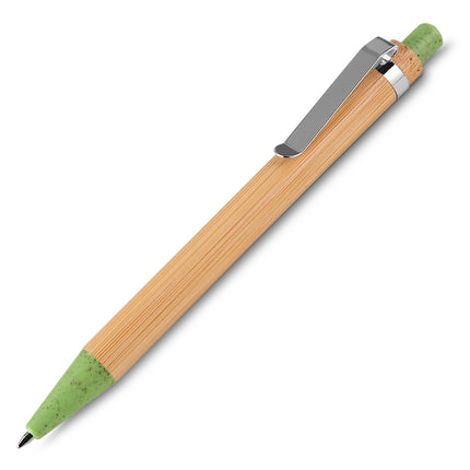 Caneta Bambu Com Estojo Papel