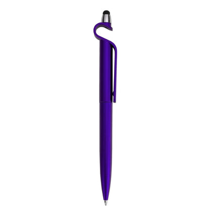 Caneta Plástica Com Suporte E Touch