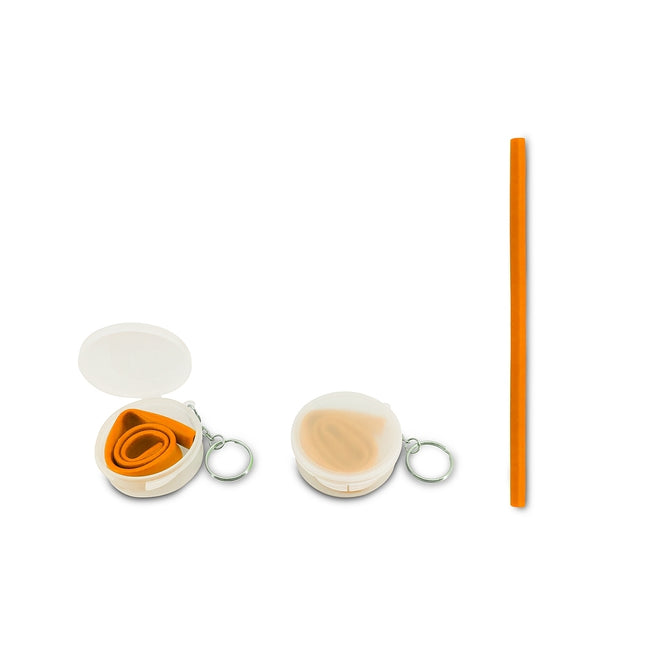Canudo Em Silicone No Estojo