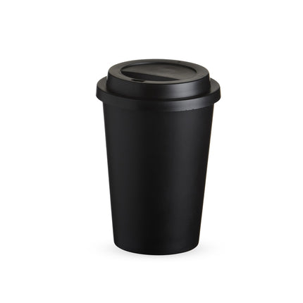 Copo Fibra De Arroz Com Tampa 450Ml