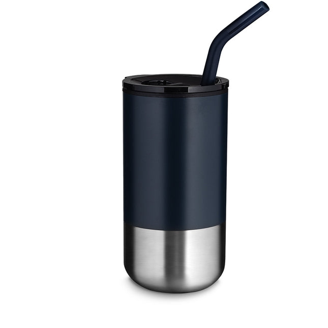 Copo Inox Com Canudo 500Ml