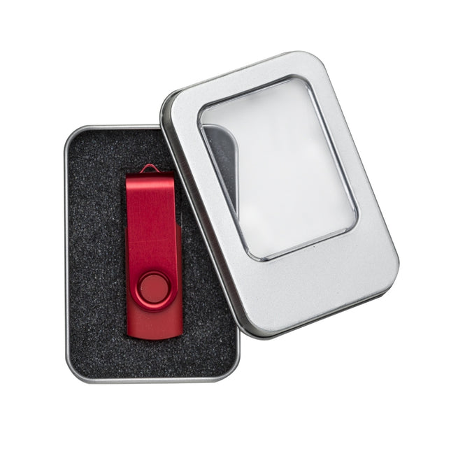 Estojo De Metal P/ Pen Drive  - 13342-Pra