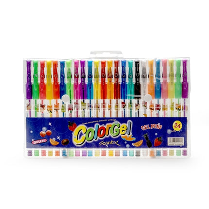 Canetinhas Colorgel Cartela Com 24 - P@20524-Mis