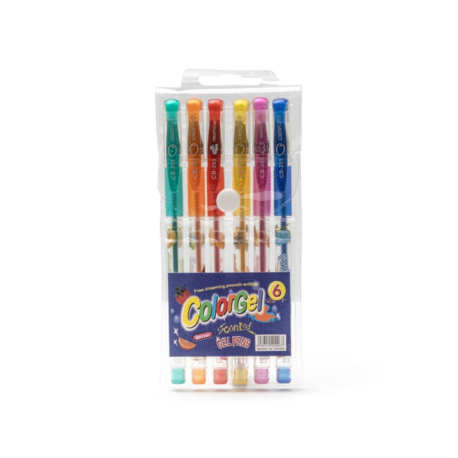 Kit Canetinhas Gel Coloridas Com 6
