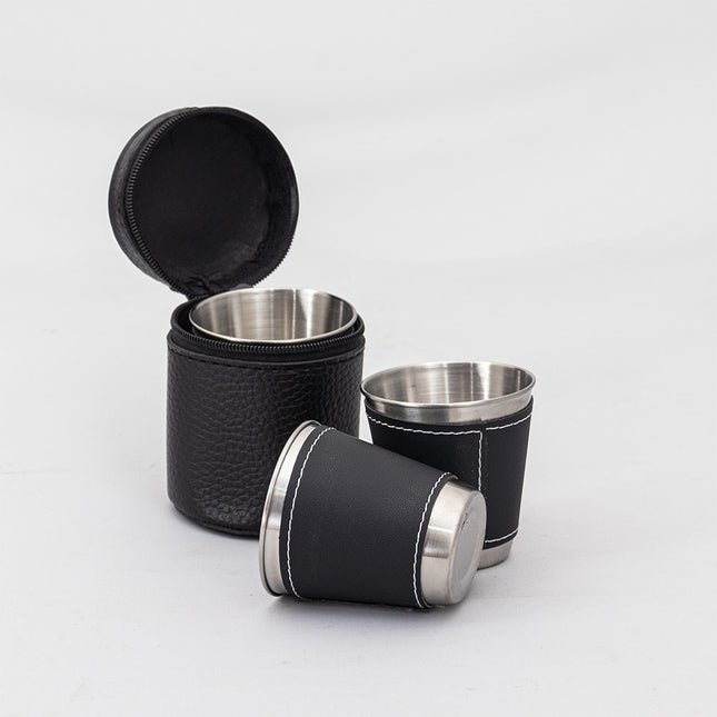 Kit Copo Inox 50Ml 4 Peças