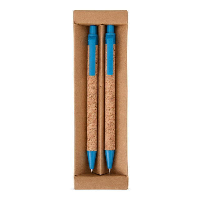Kit Ecológico Caneta E Lapiseira Cortiça