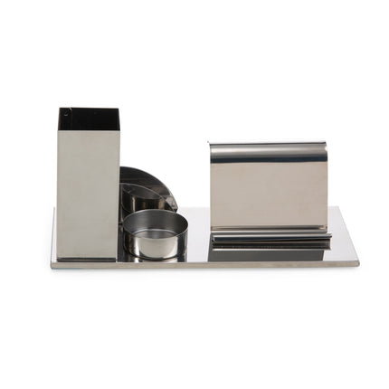 Kit Escritorio P/ Canetas, Celular ... Inox