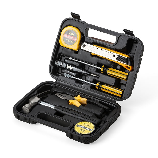 Kit Ferramenta 8 Pçs Estojo Plástico