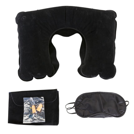 Kit Travesseiro Inflav Tapa Olho E Prot Auricular