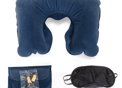 Kit Travesseiro Inflav Tapa Olho E Prot Auricular