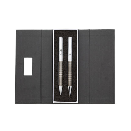 Kit Caneta E Lapiseira De Metal