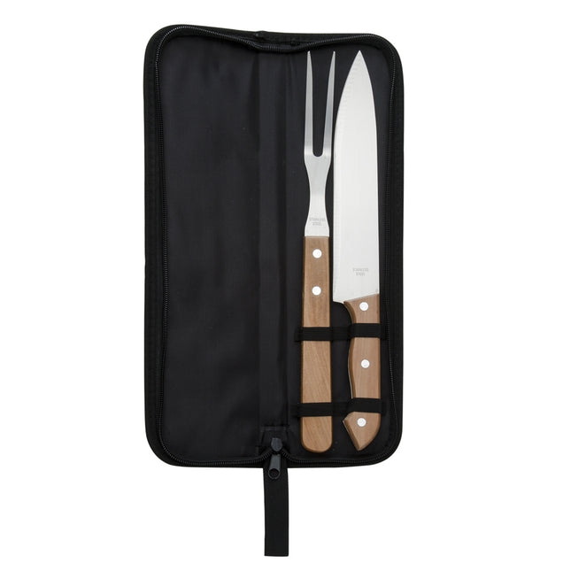 Kit Churrasco No Estojo Com 2 Pçs
