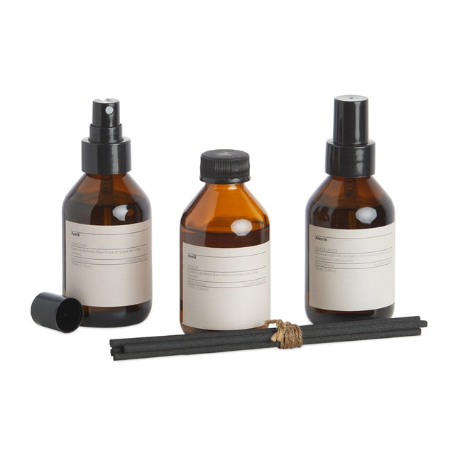Kit Com 3 Aromas P/ Ambientes Avelã
