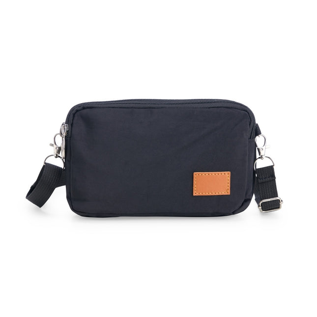 Mini Bolsa Transversal De Nylon - 01229-Pre
