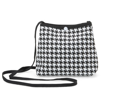 Mini Bolsa Transversal Em Algodão - 08055-Pre
