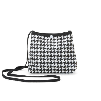 Mini Bolsa Transversal Em Algodão - 08055-Pre