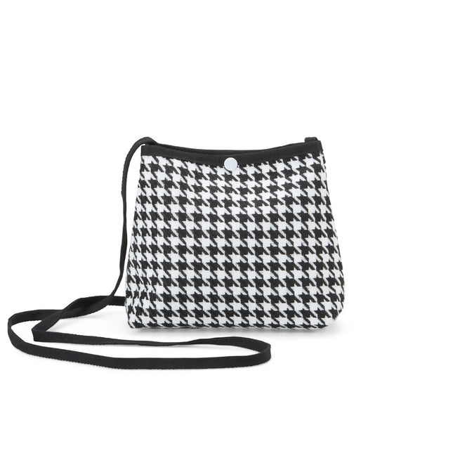 Mini Bolsa Transversal Em Algodão - 08055-Pre