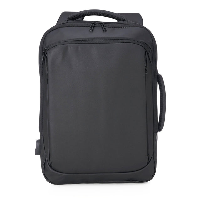 Mochila Couro Sintético Usb 17 Litros - 01901B-Pre