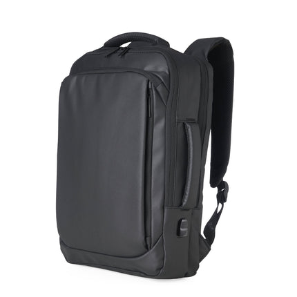Mochila Couro Sintético Usb 17 Litros - 01901-Pre