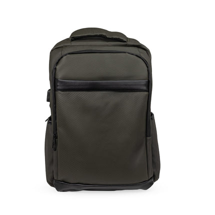 Mochila Couro Sintético Usb 36 Litros